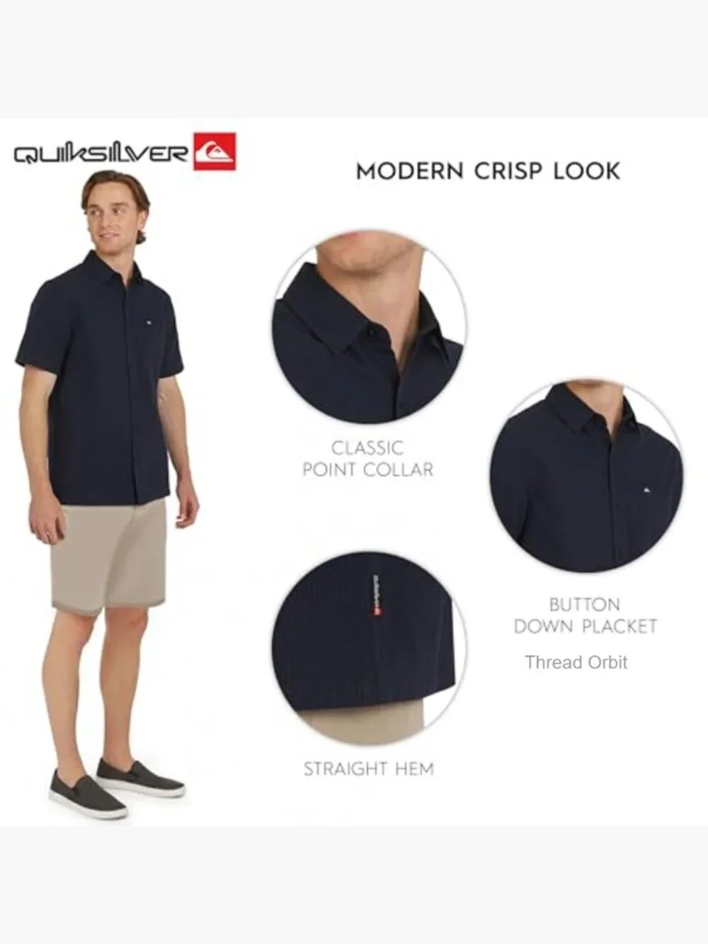 Premium Cotton Short Sleeve Button Down Seersucker Shirt_4